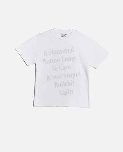 Kenneth Cole The Onion Shattered Nation Unisex Tee In White