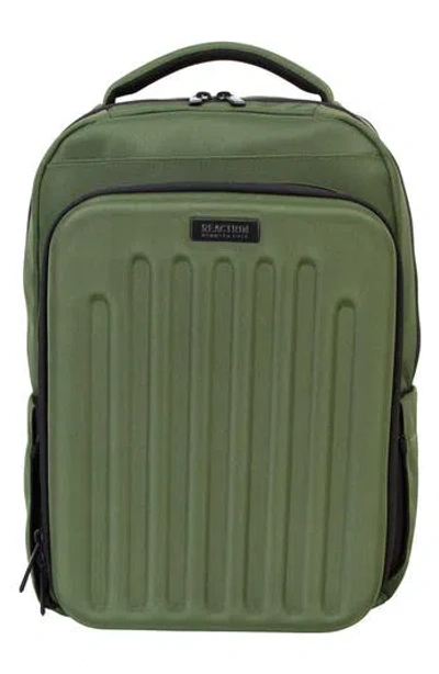 Kenneth Cole The Venturer Twill Backpack In Green
