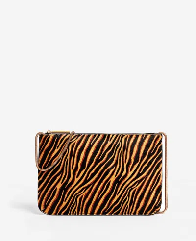 Kenneth Cole Tiger Print Disco Crossbody Bag In Natural,bl