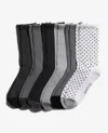 Kenneth Cole Tiny Dot Crew Socks 6-pack In White