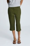 Kenneth Cole Fly Front Invisible Zip Pedal Pusher Pant