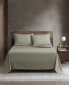 Kenneth Cole Twill Stripe Texture Sheet Set In Gray