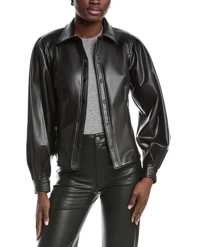 KENNETH COLE VEGAN LEATHER JACKET