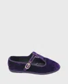 Kenneth Cole Verona Velvet T-strap Mary Jane Flat