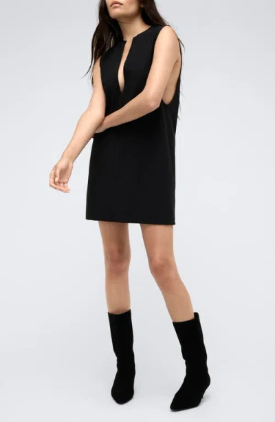Kenneth Cole Vest Shift Dress In Black