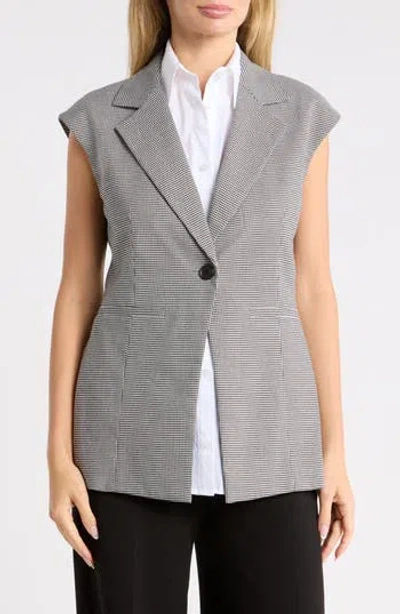 Kenneth Cole Vest With Detachable Shirt In Gray