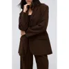 Kenneth Cole Vision Stretch Twill Jacket In Medium Bark