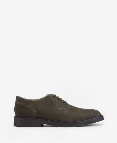 Kenneth Cole Winston Suede Derby Lace Up In Gray