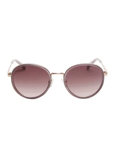 Kenneth Cole Women's 53mm Oval Sunglasses In Purple