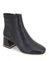 Kenneth Cole Alec Bootie In Black Leather