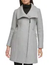 Kenneth Cole Wool-blend Coat In Light Grey