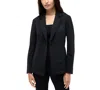 Kenneth Cole One-button Blazer In Black