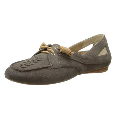 Kenneth Cole Women's Ball Ways Boat Shoe In Taupe In Gray