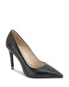 Kenneth Cole Bentley Pointed Toe Pump In Black Leather