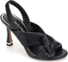 Kenneth Cole Women's Blanche 85 Knot Slingback Heels In Black In Black