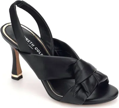 Kenneth Cole Women's Blanche 85 Knot Slingback Heels In Black