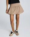 Kenneth Cole Pull-on Bubble Hem Mini Skirt