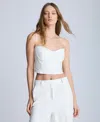Kenneth Cole Women's Bustier Camisole In Pure White