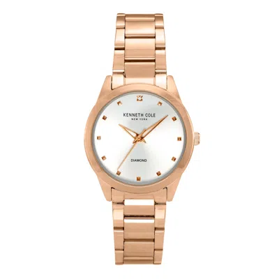 Kenneth Cole Women's Classic Mm Quartz Watch In Gold