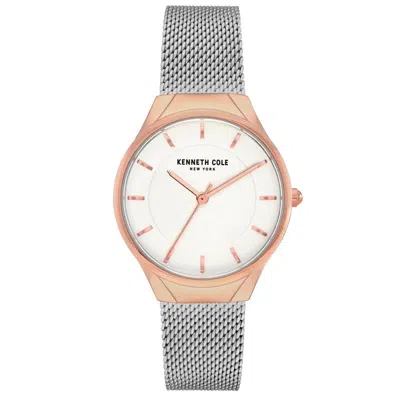 Kenneth Cole Women's Classic Mm Quartz Watch In Metallic