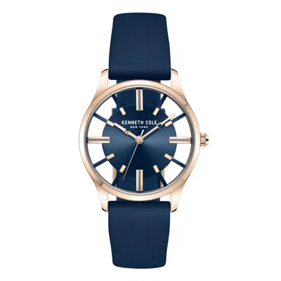 Kenneth Cole Women's Classic Mm Quartz Watch In Blue