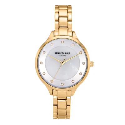 Kenneth Cole Women's Classic Mm Quartz Watch In Gold