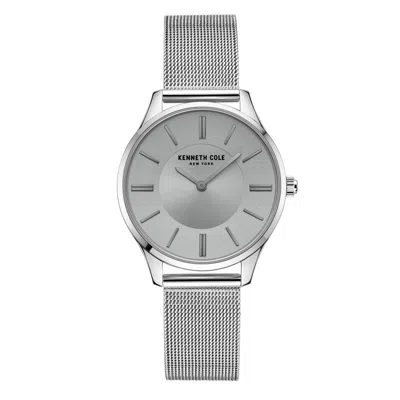 Kenneth Cole Women's Classic Mm Quartz Watch In Silver