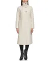 Kenneth Cole Women's Melton Wool Blend Peacoat In Beige