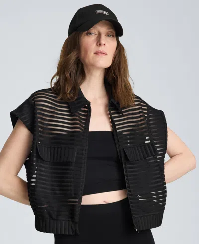 Kenneth Cole Women's Collared Neck Cardigan In Black