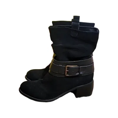 Kenneth Cole Women's Curve Ball Heeled Boots In Black