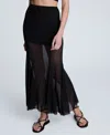 Kenneth Cole Women's Godet Fit & Flare Pull-on Maxi Skirt