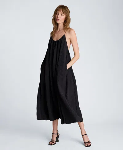 Kenneth Cole Women's Halter Neck Midi Dress In Black