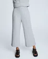 Kenneth Cole Womens Pleated Shoulder Split Neck Tank Top High Rise Pull On Wide Leg Pants