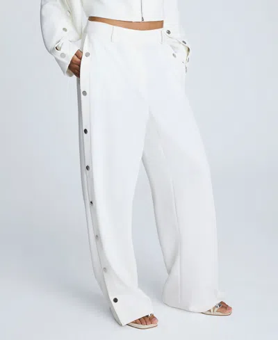 Kenneth Cole Women's High-rise Side-snap Pants