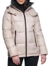 KENNETH COLE WOMEN'S HOODED PUFFER JACKET