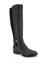 Kenneth Cole Lanica Knee High Boot In Black Leather