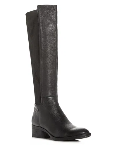 Kenneth Cole Women's Levon Block-heel Boots In Black Leather