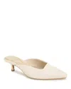 Kenneth Cole Margo Kitten Heel Mule In Whitecap Leather