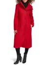 Kenneth Cole Women's Melton Wool Blend Peacoat In Red