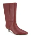 Kenneth Cole Meryl Pointed Toe Boot In Rio Red Leather