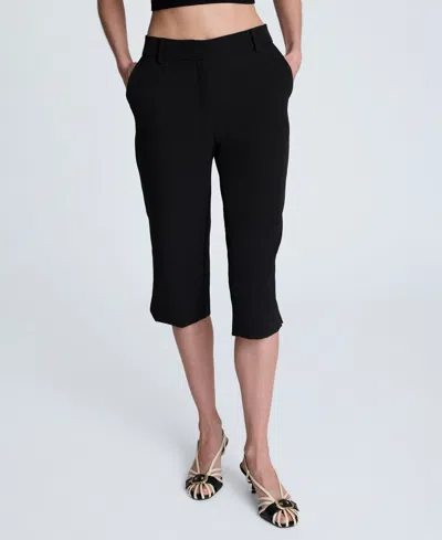 Kenneth Cole Women's Mid-rise Pedal Pusher Pants