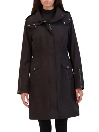 Kenneth Cole Women's Midweight Anorak In Black