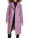 Kenneth Cole Women's Military Wool Blend Overcoat In Mauve