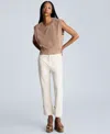 Kenneth Cole Muscle Tank With High-low Hem In Chai