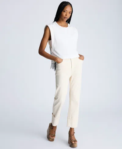 Kenneth Cole Women's Muscle Top In Pure White