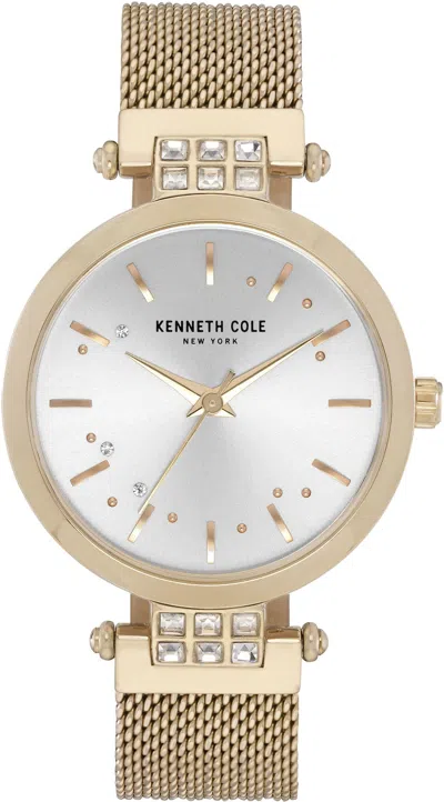 Kenneth Cole Women's New York 34mm Quartz Watch In Gold