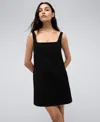 Kenneth Cole Strappy Open Back Shift Dress In Black
