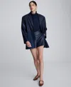Kenneth Cole Women's Oversized Boyfriend Jacket In Blue