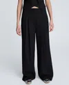Kenneth Cole High Waist Pinstripe Wide Leg Pants