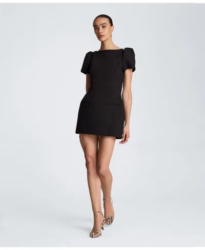Kenneth Cole Women's Puff-sleeve Mini Sheath Dress In Black